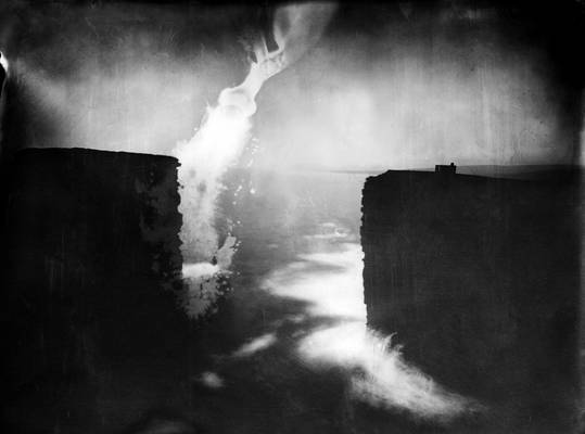 Last Light, Dun Briste, Ireland, 2012 (wet-plate collodion)