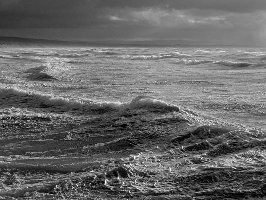 Stormy seas off Irvine.