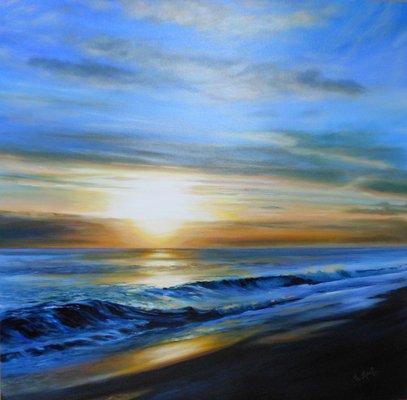 Golden Sunset - Acrylic - 100cm x 100cm