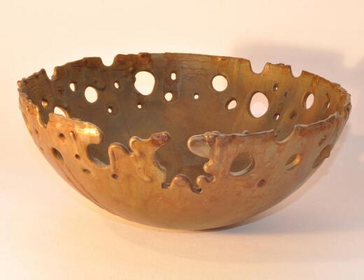 Emmental - Bowl, Claire McKenna, lost wax cast at the A4A studio bronze foundry