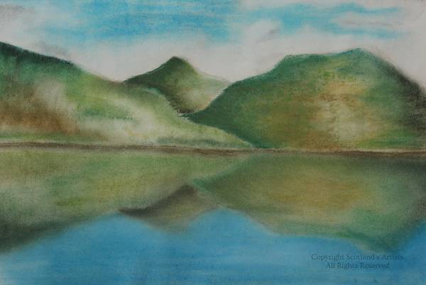 Reflections of Loch lomond - Pastles - 31cm x 46cm