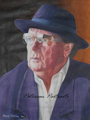 Van Morrison - Acrylic Portrait - 27 x 38 cm