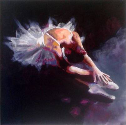 Ballerina - Acrylics - 12"x12"