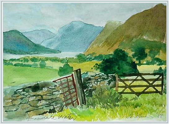 Ennerdale Water, Lake District - 6ins X 8ins - Watercolour on Cartridge Paper