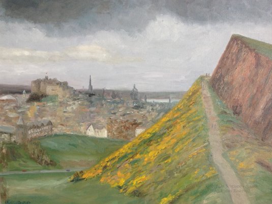 Edinburgh Crags - Oil - 2012 - 70 x 60 cm
