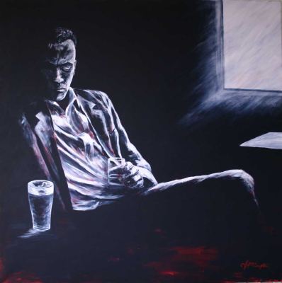 Cold beer - 40 x 40 inches