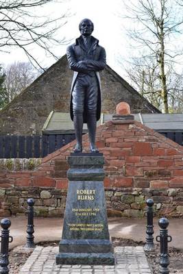 Robert Burns Statue, New Cumnock in East Ayrshire
