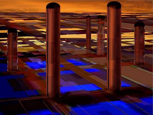 2009 Gateway to the Goldfields - Digital Painting