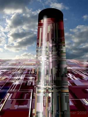 2008 Big Tower - Digital Painting