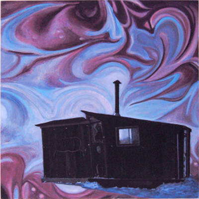 Hut - Oil on Canvas - 90 x 90cm
