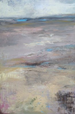 Once More Across the Sands - 55 x 75 cms - Mixed Media on Linen - 2015