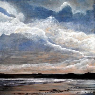 Caithness Skies - Acrylic on Canvas