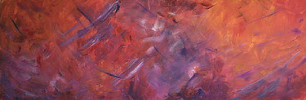 Autumn Moods - Acrylic on Canvas - 190 x 60 cm (deep edge canvas)