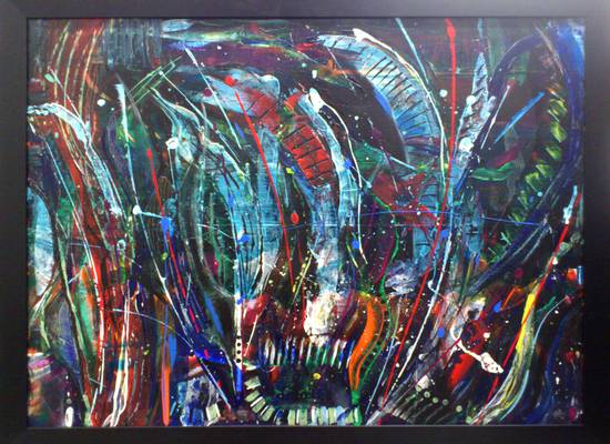 Tropical Storm - Acrylic on Canvas