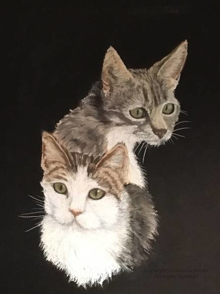 Milly & Sapphire - Pastel - A3 - 2018