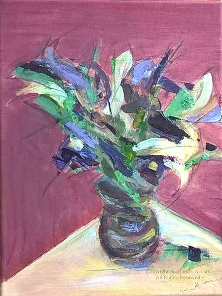 Mothers Bouquet - Acrylic, Pastel - 2016 - A4