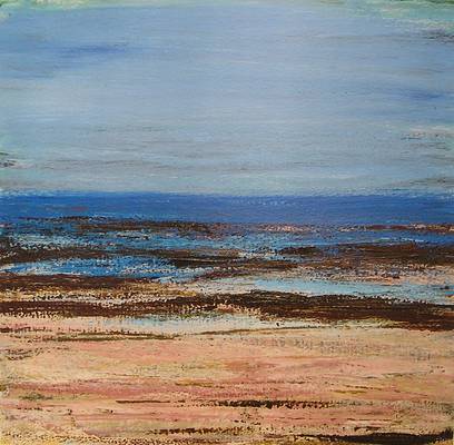 Dunbar Beach - 2009 - Acrylic on Paper - 11ins x 11ins