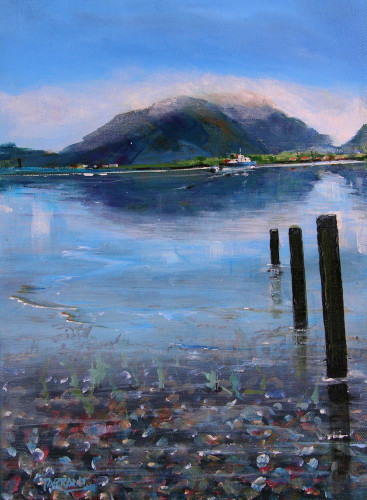 Bunree to Ardgour Loch Linnhe - Acrylic on Canvas - 51 x 41cm