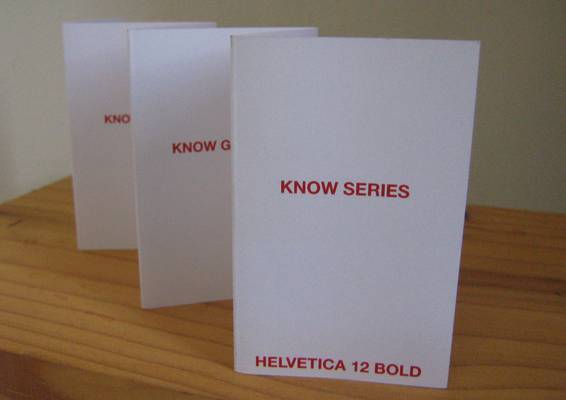 Know - 8 fold booklet