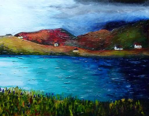 Light over the Loch - Acylic on Canvas