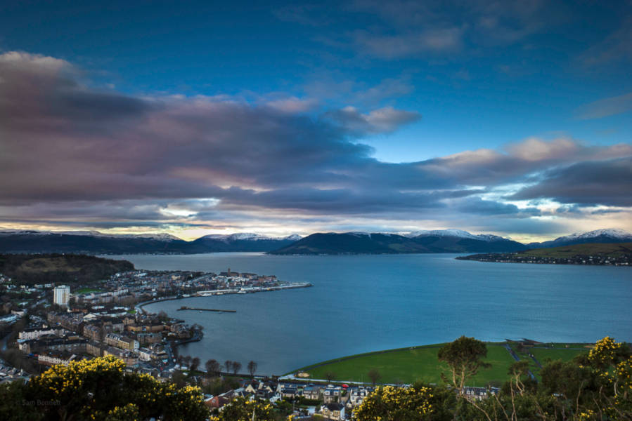 Gourock from Lyle Hill