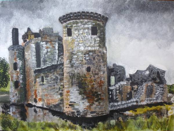 Caerlaverock Castle - Acrylic - 2016